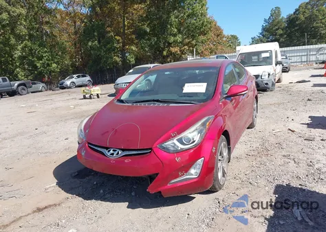 2016 Hyundai Elantra Limited из США, поврежденный, VIN 5NPDH4AE8GH659176